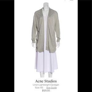 Acne Studios Linen Cardigan